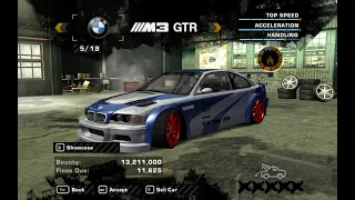 Need For Speed Most wanted 2005 JUNKMAN BMW M3 GTR VS RAZOR