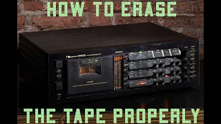 Can a bulk tape eraser erase the cassette tape properly?