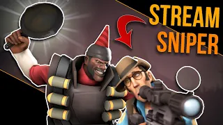 TF2: Cheater Stream Snipers Getting OWNED by Streamer!