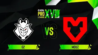 G2 vs. MOUZ - Map 1 [Mirage] - ESL Pro League Season 18 - Quarter-final