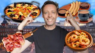 BEST Food in ALL Madrid (Tapas, Churros, Paella, Desserts, Restaurants & More)