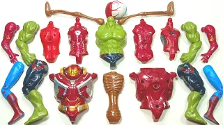 merakit mainan ironman vs hulk smash vs siren head vs hulk buster vs spider-man ~avenggrs