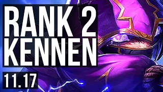 KENNEN vs SHEN (TOP) | Rank 2 Kennen, 16/3/10, Dominating | NA Challenger | v11.17