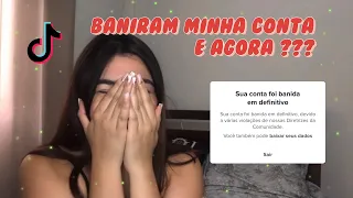 FUI BANIDA EM DEFINITIVO NO TIKTOK, E AGORA ? | (Consegui Recuperar)