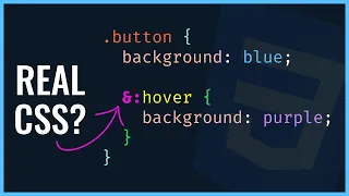 CSS Nesting Is Coming Soon! 🤯 How To Nest Selector Styles TODAY!! (2021)