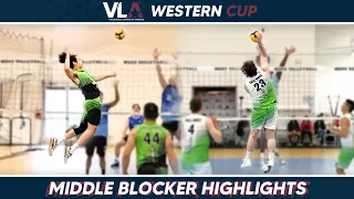 Best Middles Blocker Moments | VLA Western 2024 Tall Ones Highlights