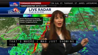 WDSU tracking severe weather