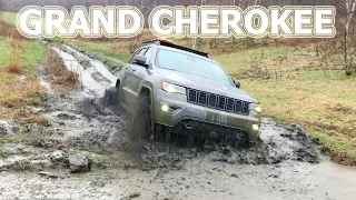 4x4 Off Road 2021 Jeep Grand Cherokee Trailhawk Mudding Rock Crawling