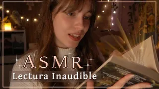 ASMR Lectura inaudible para dormir 📚 ❤️ Unintelligible Whispering 🌜