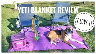 YETI Lowlands Blanket, Multi-Use Blanket with Travel Bag Nordic Purple REVIEW   I LOVE IT!!!