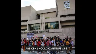 Senate: ABS-CBN should continue operations pending franchise renewal