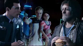 Connor Tells Hank About Emma's Incident -Every Single Choice- Detroit Become Human