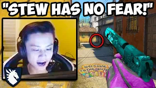 STEWIE2K RAN STRAIGHT OUT MID WITH CLEAN AIM! S1MPLE SMOKE VAC! CS:GO Twitch Clips