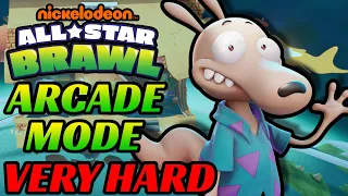 Nickelodeon All-Star Brawl | Arcade Mode: Rocko (Very Hard)