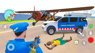 Police Officer Flying Private Aircraft Helicopter SUV Car and Ambulance Simulator - Android Gameplay