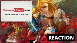 Nintendo Direct Mini Partner Showcase October 2020  | REACTION  | This is HYPE!!!