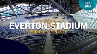 EVERTON STADIUM - LATEST FOOTAGE!