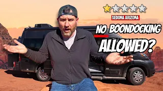 RULES Changing for RV Boondocking in Sedona?