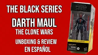 DARTH MAUL  Black Series (The Clone Wars) |Unboxing ESPAÑOL