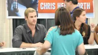 Thor Chris Hemsworth at the Philadelphia Comic Con 2012