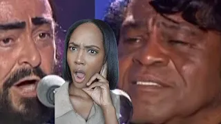 FIRST TIME REACTING TO | "IT'S A MANS WORLD" JAMES BROWN WITH PAVAROTTI REACTION