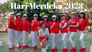 Hari Merdeka 2023 Line Dance (Demo and Count) # Emilia Lie ( INA ) , July 28, 2023