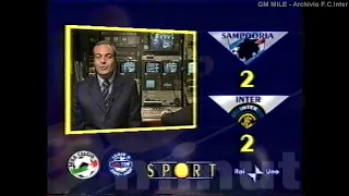 2003-04 (20^ - 08-02-2004) Sampdoria-INTER 2-2 [Vieri,Cipriani,Vieri,Doni(R)] 90°Minuto Rai1