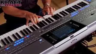 Kraft Music - Yamaha Tyros5 Demo with Peter Baartmans