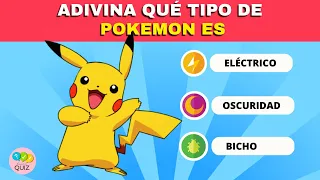 💛 ¿ Cuánto sabes de POKEMON ? / Adivina qué tipo de POKEMON es / TRIVIA / QUIZ / TEST Pokemon