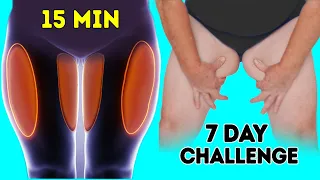 15 Min LOSE INNER THIGH FAT | 7 Day Challenge