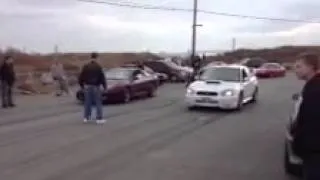 3000gt VR4 vs STi in north Philly