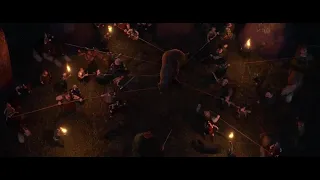Mordu battling the clan (Brave 2012)