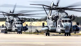 Marine CH-53E Super Stallion helicopters in action!