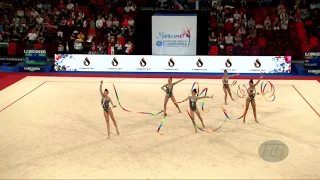 Brazil (BRA) - 2019 Rhythmic Junior Worlds, Moscow (RUS) - Qualifications 5 Ribbons