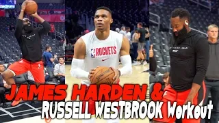 James Harden and Russell Westbrook *crazy *  Workout