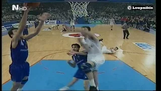 🏀 Το κόψιμο του Βράνκοβιτς στον τελικό του 1996 Παναθηναϊκός - Μπαρτσελόνα 67-66 {11/4/1996}