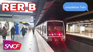 RER B MI79-MI84 ( Commuter Rail ) Paris  compilation Train 🚂