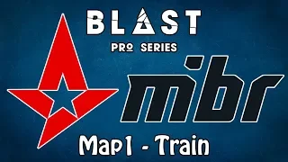 Astralis vs MiBR (Train/Map1) Highlights - BLAST Pro Series Istanbul 2018