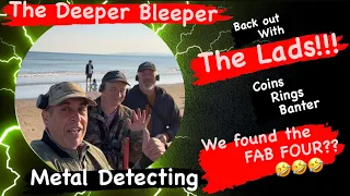 BACK on the BEACH with the LADS!Detecting at its BEST| FUN |BANTER| Coins | Rings and The FAB FOUR??