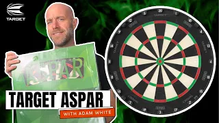 ASPAR TARGET DARTBOARD REVIEW WITH ADAM WHITE