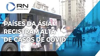 Países da Ásia registram alta de casos de Covid-19