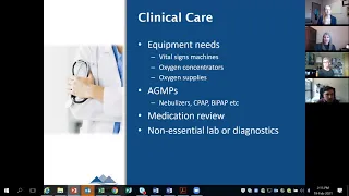 COVID19 Learning Series for Long-Term Care Session 7: Clinical Management