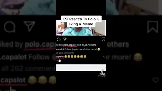 #ksi reacts to polo g liking a meme