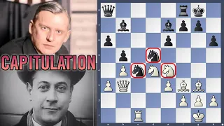 CAPITULATION | Capablanca vs Alekhine | World Championship match, 1927