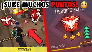 🔴3 SECRETOS PARA SUBIR A HEROICO Y MAESTRO 😳 ¡SIN PERDER PUNTOS! FREE FIRE