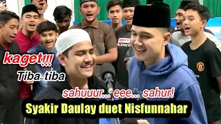 Kaget! Tiba-tiba Syakir Daulay duet Nisfunnahar membangunkan sahur aceh 2022