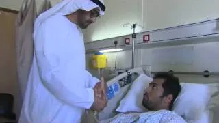 Sheikh Mohammed bin Zayed visits wounded soldiers - video