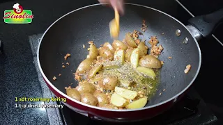 Garlic Butter Herb Steak Bites With Potatoes | Dapur Sinolin