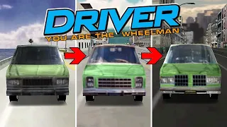 Driver | Every In-Game Cars & "Secret" Cars (PS1 & PC)