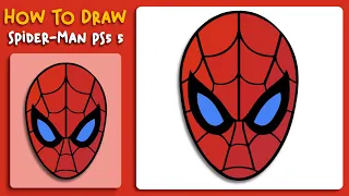 How To Draw Spider-Man 2 ps5 Marvel's Spiderman 2 Miles Morales Evolved Suit #shorts #spiderman